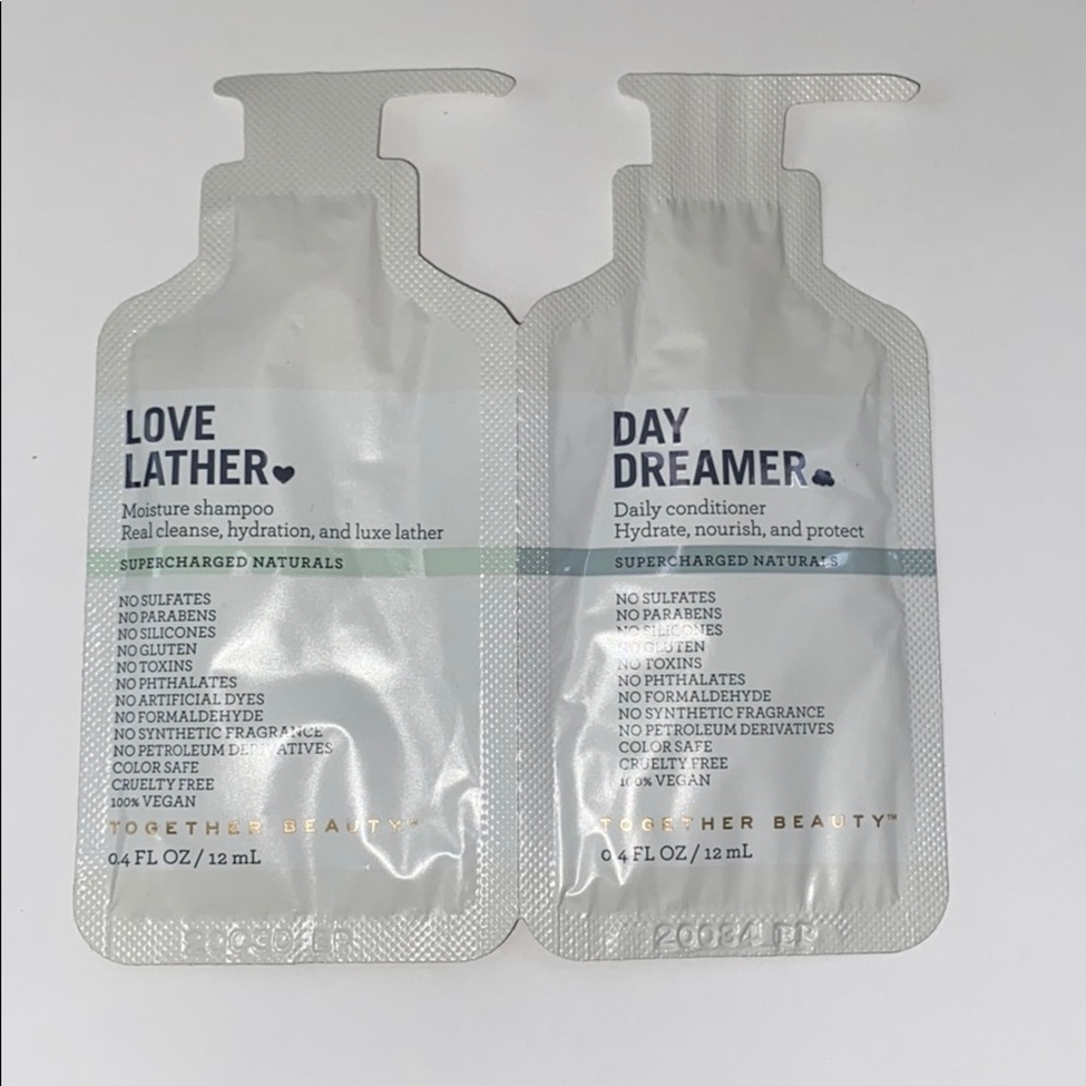 Together Beauty Shampoo + Conditioner Samples